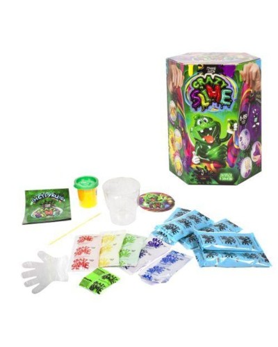 Слайм «Crazy Slime», у банці 12х10х14 см, ТМ Данко Тойс