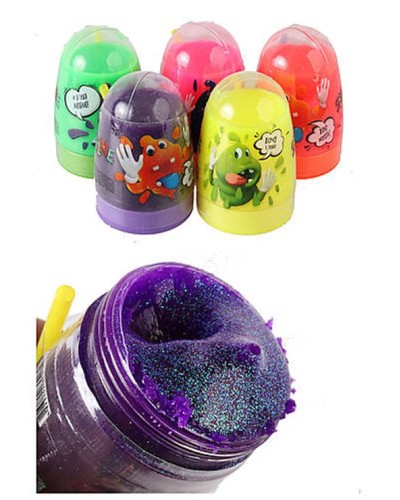Слайм «Crazy Slime» у колбі 5х8 см, 20 шт у боксі 50х21,5х8 см, ТМ Данко Тойс