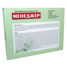 Гра велика настільна «Менеджер», у коробці 38х29х4 см, ТМ Strateg