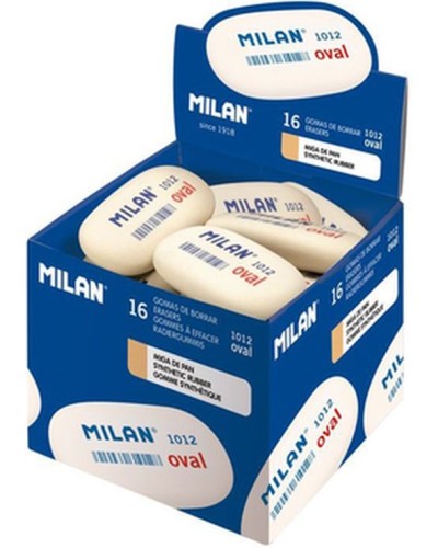 Гумка овальна 4,9х2,3х0,9 см, в асортименті, TM MILAN
