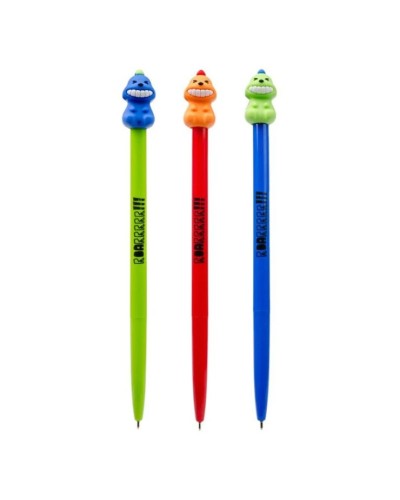 Ручка «Dino Pen», кулькова, синя, 0,7 мм , ТМ YES