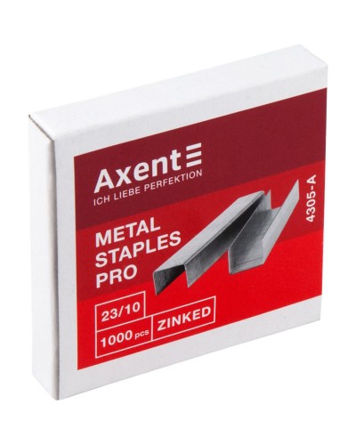 Скоби № 23/10 в упаковці 1000 шт, ТМ Axent
