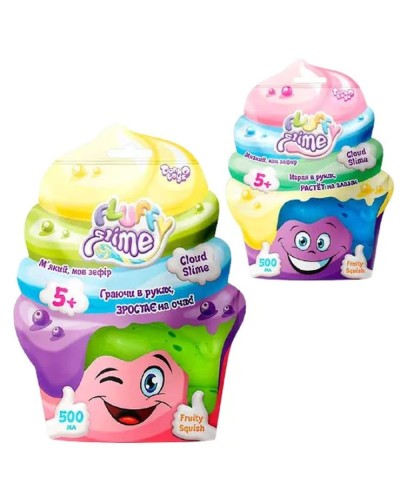 Слайм «Fluffy Slime» у пакеті по 500 г, ТМ Данко Тойс