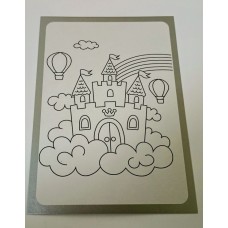 Книжка-розмальовка картинки-картонки, 8 аркушів, в асортименті, ТМ Апельсин