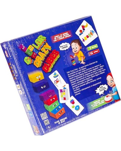 Гра настільна «Crazy Color Cubes» розвиваюча, у коробці 25х25х5 см, ТМ Данко Тойс