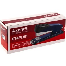 Степлер «Exakt-2» металевий до 25 аркушів під скоба № 24/6, чорний, ТМ Axent