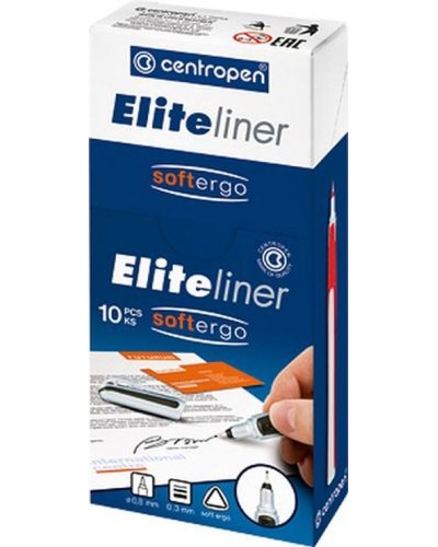 Лінер «Elite» 0,3 мм чорний, ТМ Centropen