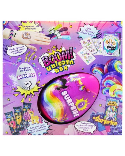 Креативна творчість «Boom! Unicorn Box», у коробці 18,5х18,5х9 см, ТМ Данко Тойс