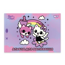 Альбом для малювання «Чарівна дружба» А4 на 20 аркушів 100г/м2 на скобі з перфорацією, в асортименті, ТМ Yes