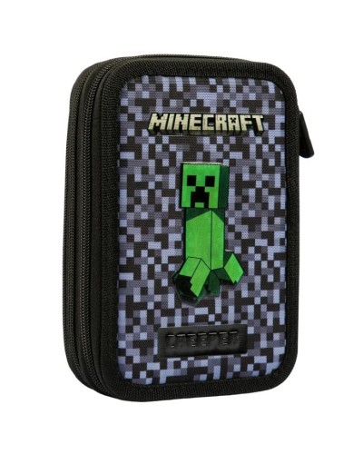 Пенал «Minecraft TNT» 21х14 см твердий на 3 відділення HP-05, ТМ Yes