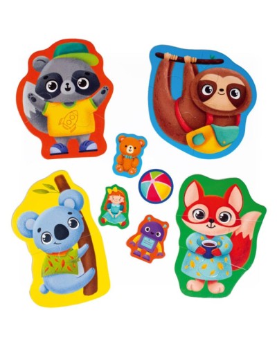 Пазли «Малюк Зможе. Тварини. Іграшки», у пакеті, ТМ Vladi Toys
