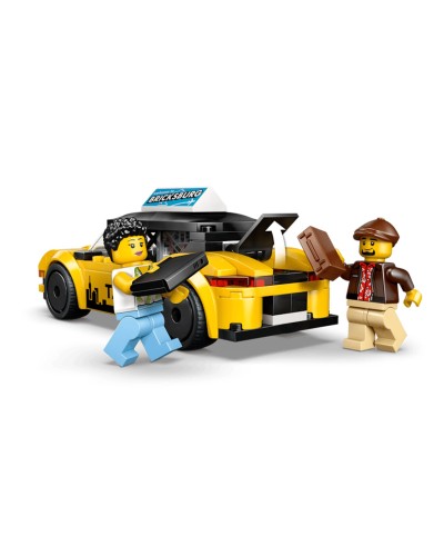 Конструктор «Жовте таксі» на 122 деталі, у коробці 19х5х14 см, ТМ Lego