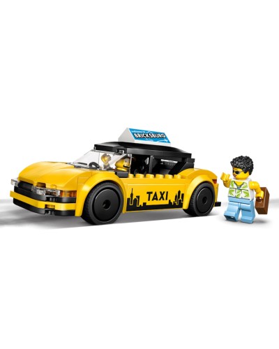 Конструктор «Жовте таксі» на 122 деталі, у коробці 19х5х14 см, ТМ Lego
