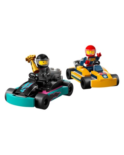 Конструктор «Картинг і гонщики» на 99 детлей, у коробці 16х5х14 см, ТМ Lego