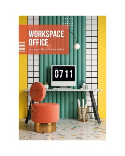 Блокнот «Office» А6 на 32 аркуші у клітинку на скобі з м'якою обкладинкою, в асортименті, ТМ Рюкзачок