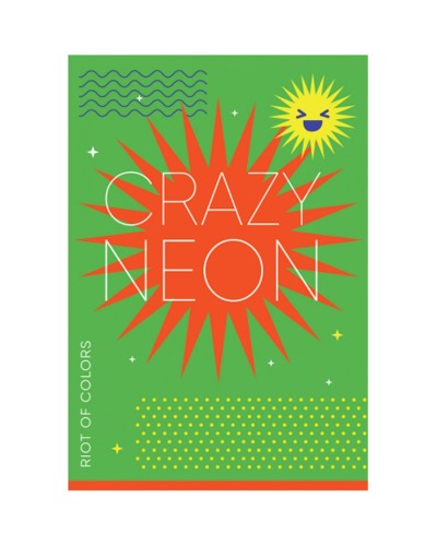 Блокнот «CREAZY NEON» А6 на 32 аркуші у клітинку на скобі з м'якою обкладинкою, в асортименті, ТМ Рюкзачок