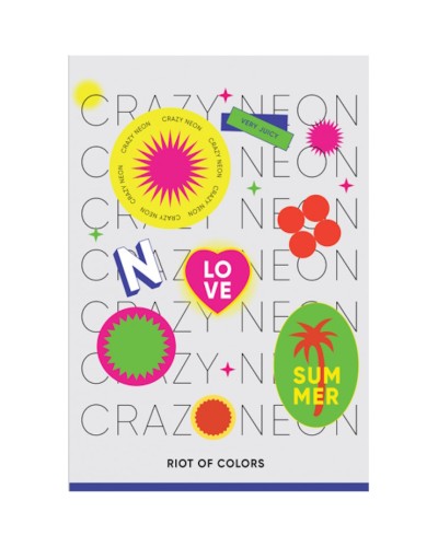 Блокнот «CREAZY NEON» А6 на 32 аркуші у клітинку на скобі з м'якою обкладинкою, в асортименті, ТМ Рюкзачок