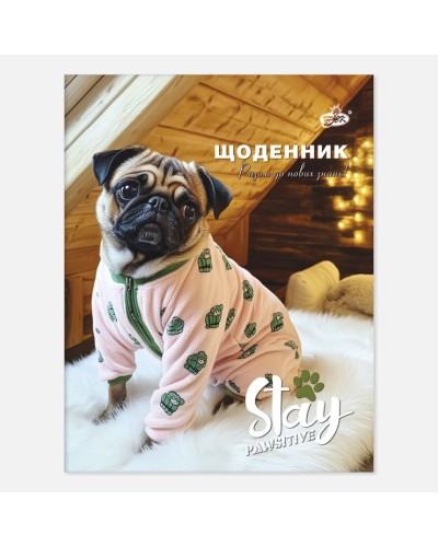 Щоденник А5 на 42 аркуші на скобі з м'якою обкладинкою, в асортименті, ТМ Brisk