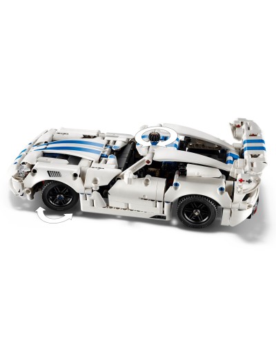 Конструктор «Спортивний автомобіль Dodge Viper GTS-R» на 805 деталей, у коробці 38х7х26 см, ТМ Lego