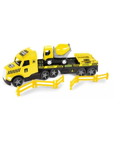 Машина «Magic Truck Technic» 79 см з бетонозмішувачем, у коробці 28х80х20 см, ТМ Тигрес