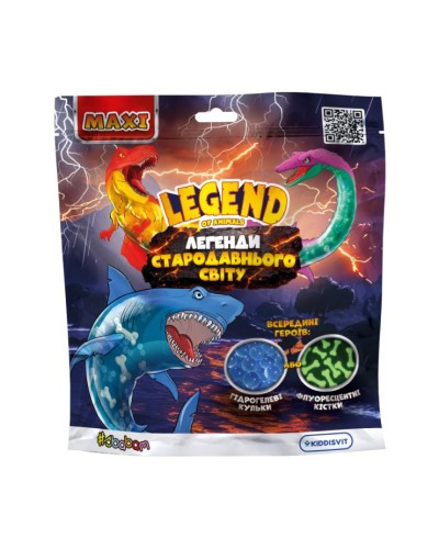 Стретч-іграшка у вигляді тварини серії »LEGEND OF ANIMALS МАКСІ.Легенди давнього світу», в асортименті, у пакеті