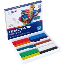 Пластилін «Classic» на 10 кольорів, 200 г, ТМ Kite