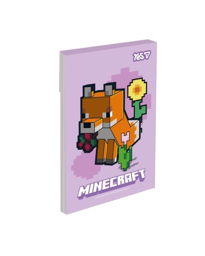 Блокнот «Minecraft.Spring» А7 на 48 аркушів у клітинку, в асотименті, ТМ Yes