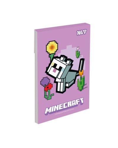 Блокнот «Minecraft.Spring» А7 на 48 аркушів у клітинку, в асотименті, ТМ Yes