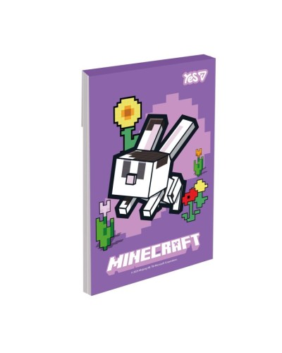 Блокнот «Minecraft.Spring» А7 на 48 аркушів у клітинку, в асотименті, ТМ Yes