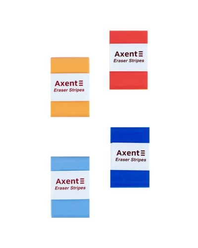 Гумка «Stripes» м'яка 4,5х3 см, в асортименті, TM Axent