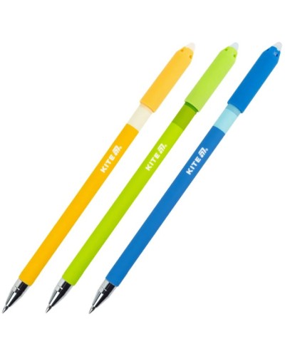 Ручка «Color» пиши-стирай синя, в асортименті, TM Kite