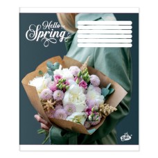 Зошит на 36 аркушів у лінію «Весняна ніжність» №2738, ТМ Brisk