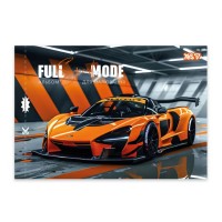 Альбом для малювання «Full mode» А4 на 20 аркушів 100 г/м2 на скобі з перфорацією, в асортименті, ТМ Yes