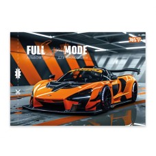 Альбом для малювання «Full mode» А4 на 20 аркушів 100 г/м2 на скобі з перфорацією, в асортименті, ТМ Yes