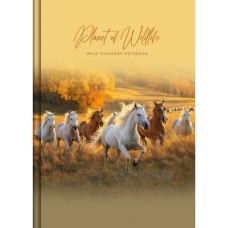 Канцелярська книга «Планета дикої природи» на 80 аркушів у клітинку на скобі з ламінованою обкладинкою, в асортименті, ТМ Рюкзачок