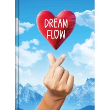 Блокнот «Dream Flow» А5 на 96 аркушів у клітинку з твердою ламінованою обкладинкою, в асортименті, ТМ Рюкзачок