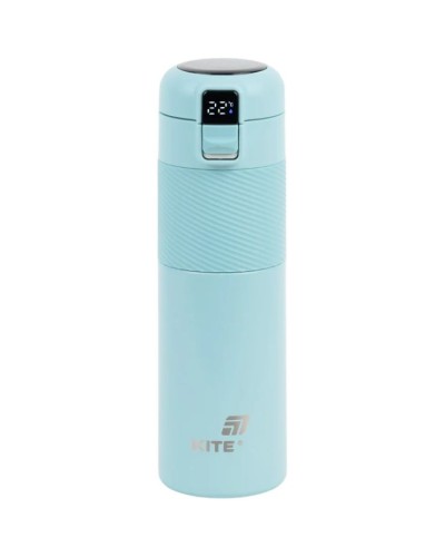 Термос з термодатчиком 450 мл, м'ятний, TM Kite