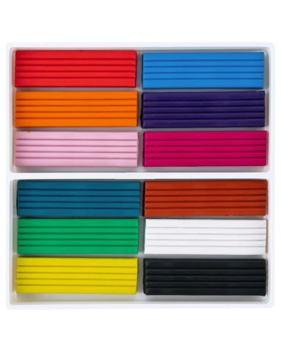 Пластилін на 12 кольорів, 240 г. Kite Classic
