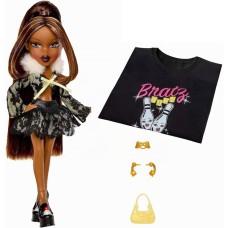 Ігровий набір з лялькою BRATZ «Stylin' Birthday. Саша» 27 см з аксесуарами та футболкою для дівчинки, у коробці 23х6х29 см