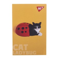 Блокнот «Catstyle» А7 на 48 аркушів у клітинку, в асотименті, ТМ Yes