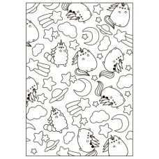 Розмальовка «Pusheen 2» А4 на 12 сторінок, ТМ Yes