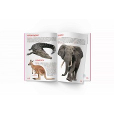 «Велика книжка. Дикі тварини» на 16 сторінок з м'якою обкладинкою 24х33 см, ТМ Кристал Бук