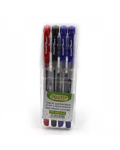 Набір ручок «Classic» кульково-масляних з 4 кольорів,ТМ J.Otten