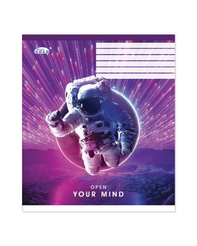 Зошит на 36 аркушів у клітинку «Мікс №1», №3006, ТМ Gold Brisk