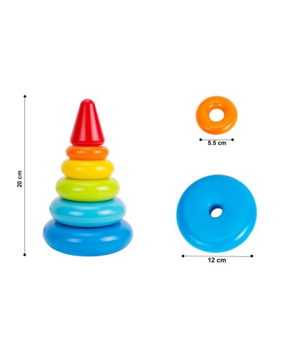 Пірамідка, у сітці 20х12 см, ТМ Технок