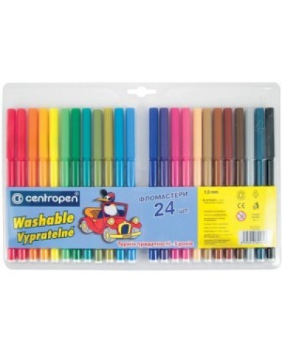 Фломастери на 24 кольори, ТМ Centropen