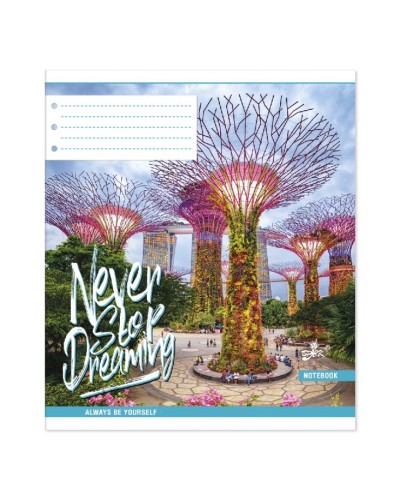 Зошит на 48 аркушів у клітинку «Нейтральний Мікс №1» №2209, ТМ Brisk