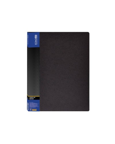 Папка пластикова А4 з 10 файлами чорна, ТМ Economix