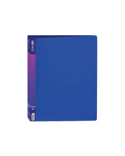 Папка пластикова А4 на 2 кільця синя, ТМ Economix