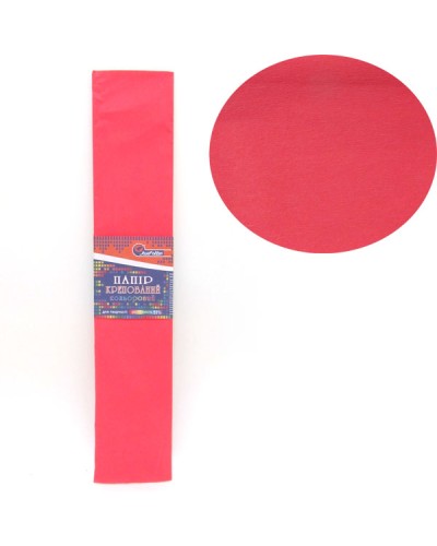 Гофро-папір 110 %, 50 х 200 см, 50 гр/м2, кораловий, TM J.Otten